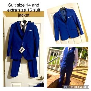 Black N Bianco Boys suit size 14